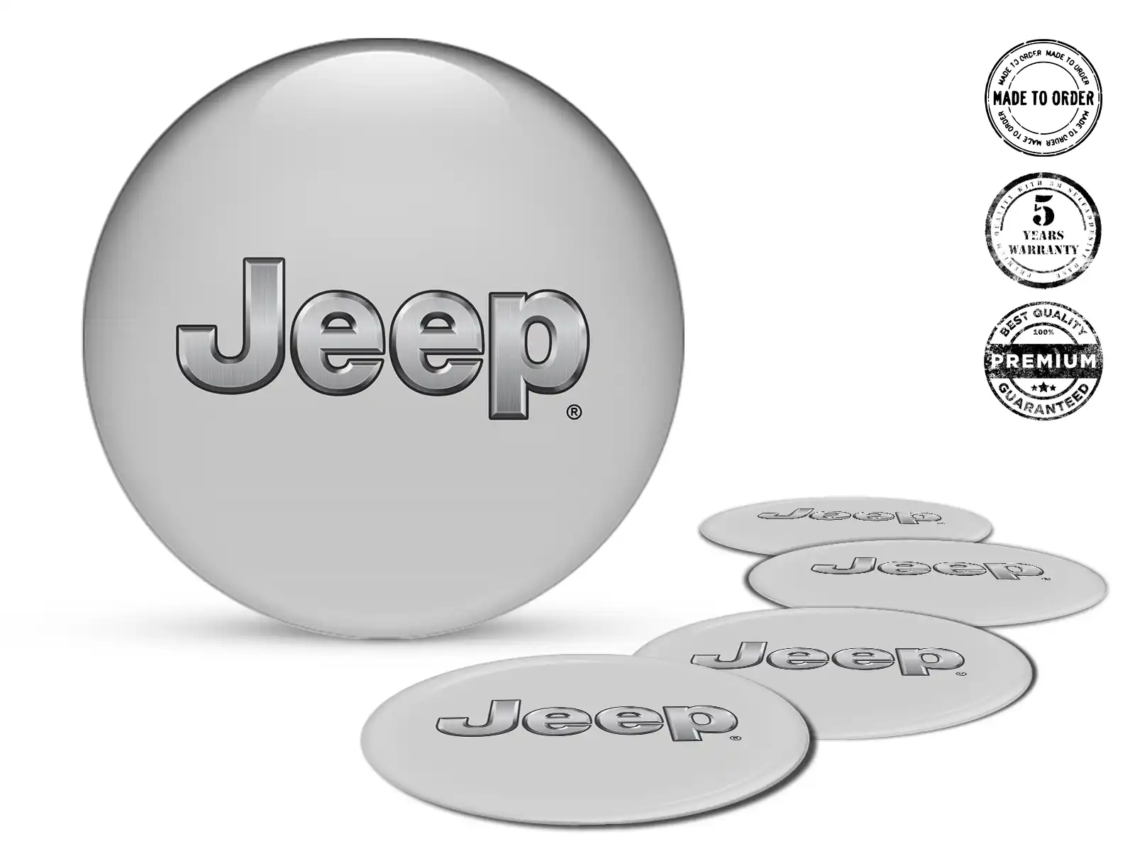 Jeep Calcomanía de Rueda Diseño Cúpula Personalizada Racing